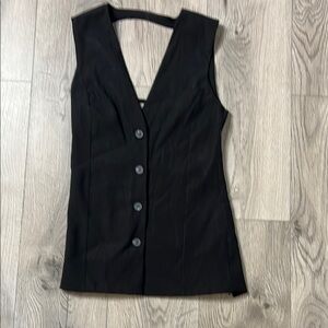 Zara Black Women's Vest
